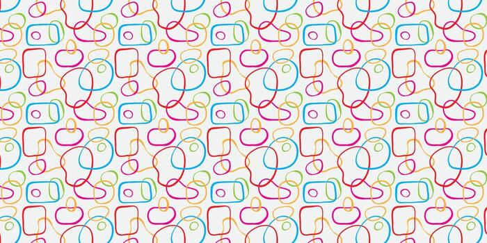 Colorful circles. circle chaotic pattern. Seamless pattern. vector