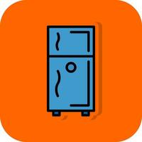 Fridge Vector Icon Design