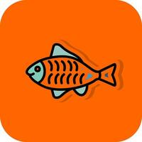 diseño de icono de vector de pescado