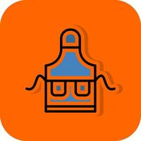 Apron Vector Icon Design
