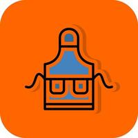 Apron Vector Icon Design