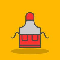 Apron Vector Icon Design