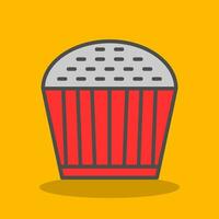 diseño de icono de vector de cupcake