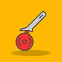 Pizza Cutter Vector Icon Design