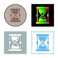 icono de vector de reloj de arena