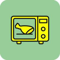 Microwave Vector Icon Design