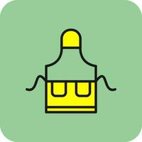 Apron Vector Icon Design