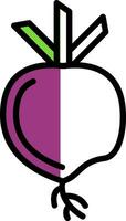 Turnip Vector Icon Design