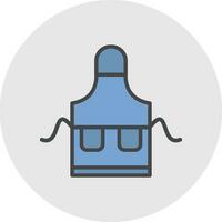 Apron Vector Icon Design