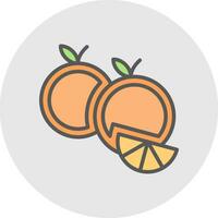 diseño de icono de vector naranja