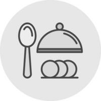 Dinner Vector Icon Design