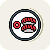 Sushi Vector Icon Design