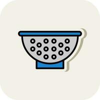 Colander Vector Icon Design