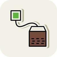 Teabag Vector Icon Design