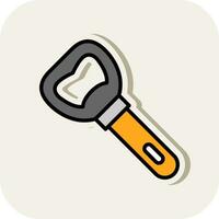 Bottle Opener Vector Icon Design