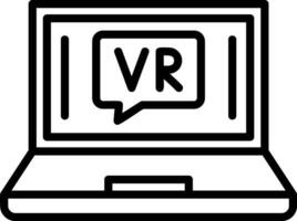 vr charla burbuja vector icono diseño