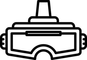 VR Headset Vector Icon Design