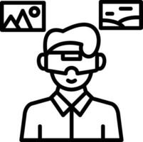 Mixed Reality Art Vector Icon Design