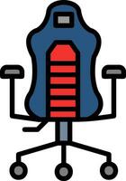 VR Gaming Chair Vector Icon Design