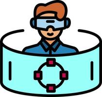 Immersive Simulation Vector Icon Design