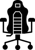 VR Gaming Chair Vector Icon Design