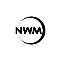 NWM Letter Logo Design, Inspiration for a Unique Identity. Modern Elegance and Creative Design. Watermark Your Success with the Striking this Logo. vector