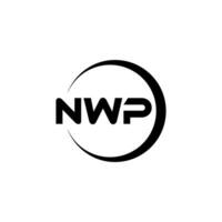 NWP Letter Logo Design, Inspiration for a Unique Identity. Modern Elegance and Creative Design. Watermark Your Success with the Striking this Logo. vector