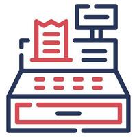 efectivo Registrarse icono para uiux, web, aplicación, infografía, etc vector