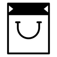 compras bolso icono para uiux, web, aplicación, infografía, etc vector