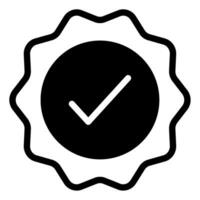 Check mark Icon for uiux, web, app, infographic, etc vector