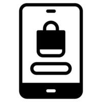 Online Shopping Icon for uiux, web, app, infographic, etc vector