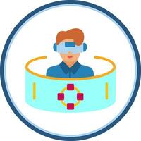 Immersive Simulation Vector Icon Design