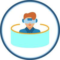 VR Arcade Vector Icon Design