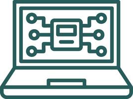 AI-Driven Mysteries Vector Icon Design
