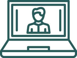 Digital Avatar Vector Icon Design