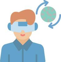 Time Travel Simulation Vector Icon Design