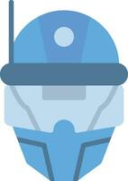 Cyberspace Helmet Vector Icon Design