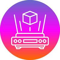Interactive Hologram Vector Icon Design