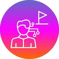 AI Tour Guide Vector Icon Design