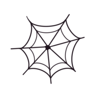 Spinne Netz Halloween Element Clip Art Digital Gemälde Aquarell png