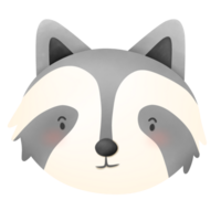 cartoon drawings Cute raccoons, hand-drawn illustrations, cartoon illustrations for various related events. png