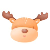 Cartoon drawings of cute deer, hand drawings, cartoon drawings for various related works. png