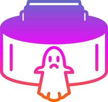 VR Ghost Hunting Vector Icon Design