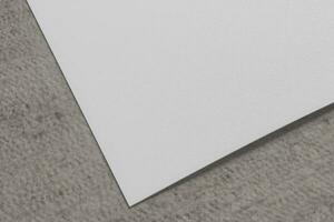 Blank Paper Mockup photo