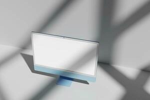 Desktop Monitor Blank Mockup photo