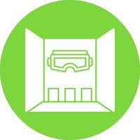 Virtual Reality Room Vector Icon Design