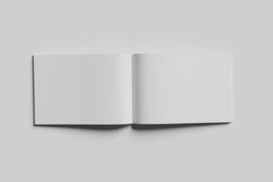 Landscape Magazine Blank Mockup photo