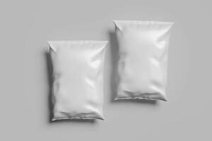 Snack Pouch Blank Mockup photo