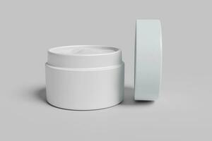 Cosmetic Cream Jar Mockup photo