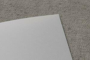 Blank Paper Mockup photo